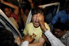 Policie zatýká tibetské demonstranty