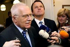 Václav Klaus jednal se zelenými
