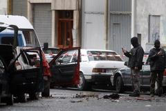 Místo výbuchu v Bilbau