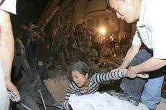 Oběti zemětřesení v Číně