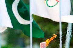 Olympijská pochodeň v Pákistánu