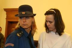 Kateřina Mauerová u soudu 2