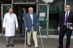 Václav Klaus po operaci