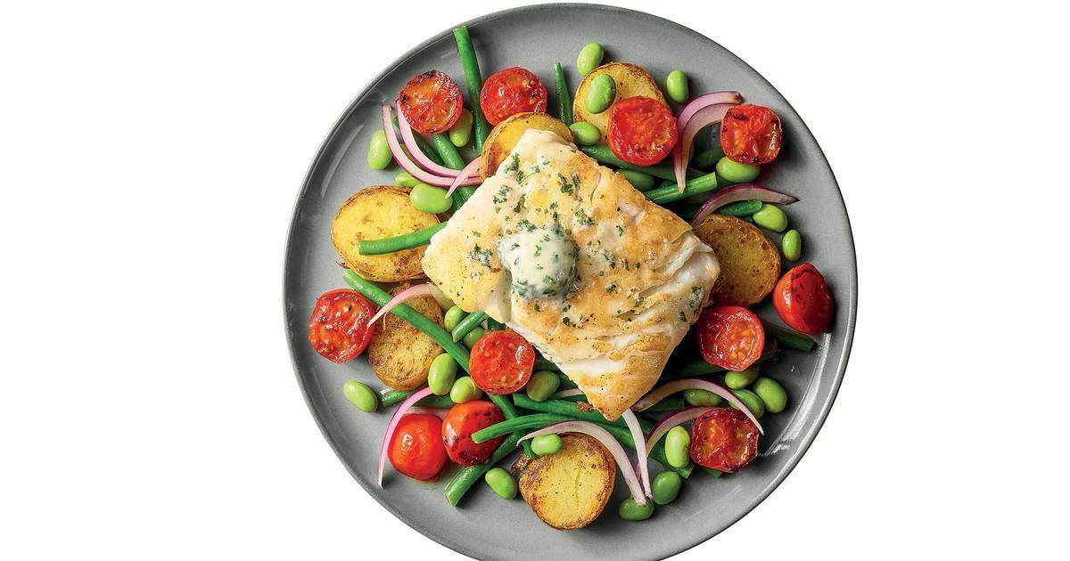 Filé s bylinkovým máslem