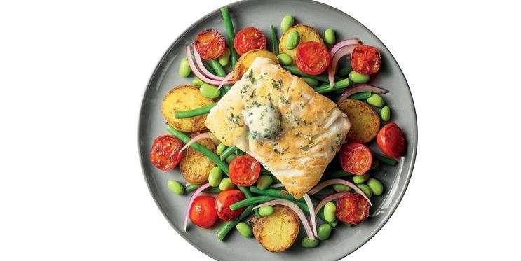 Filé s bylinkovým máslem