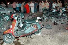 Následky výbuchu v Indii