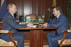 Putin Medveděv Rusko