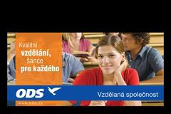 Kampaň ODS "Kvalitní vzdělání, šance pro každého"