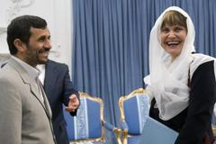 Írán Švýcarsko Ahmadínežád