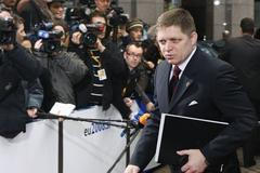 Robert Fico na eurosummitu v Bruselu