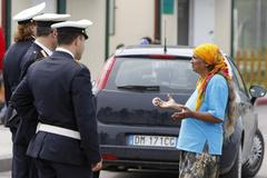 Itálie-romský tábor