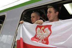Poláci jedou na fotbal