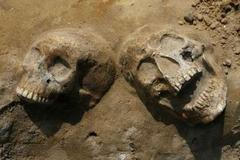 Německo masový hrob třicetiletá válka 2