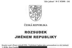 Rozsudek soudce Cepla