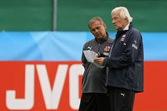 Trénink fotbalistů v Seefeldu