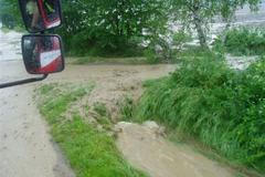 Zbiroh záplavy voda