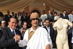 Berlusconi, Kaddáfí a Afrodíté Kyrénská