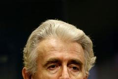 Radovan Karadžič u soudu v Haagu