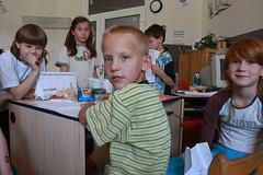 Stávka na základní škole Táborská v Praze