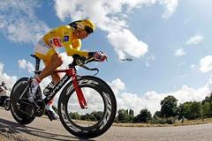 Carlos Sastre při sobotní časovce