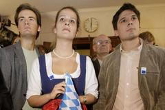 Zklamaní příznivci bavorskcých křesťanských demokratů