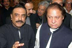 Asíf Zardárí a Naváz Šaríf