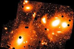 kupa galaxií v souhvězdí Panny