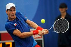 Tomáš Berdych na olympiádě v Pekingu