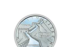 Stříbrná pamětní medaile k OH v Pekingu