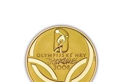 Zlatá pamětní medaile k OH v Pekingu
