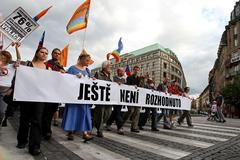 Demonstrace proti radaru