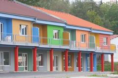 Cheb, nové domky pro Vietnamce