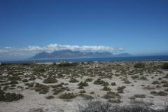 Robben Island - pohled na Kapské Město