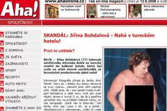 Jiřina Bohdalová - Deník Aha přistihl na turecké riviéře