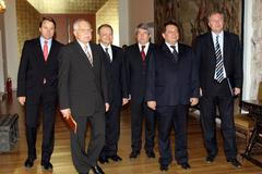 Předsedové parlamentních u prezidenta Klause