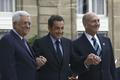 Abbás, Sarkozy a Olmert na konferenci v Paříži