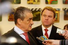 Karel Schwarzenberg a Martin Bursík