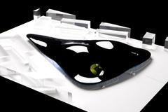 Model kongresového a koncertního centra v Českých Budějovicích