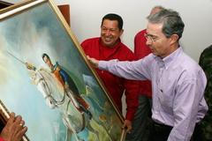 Chávez a Uribe
