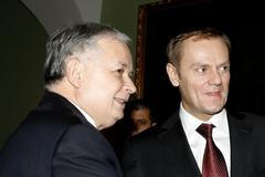 Tusk a Kaczyński