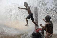 Osvěžení v Chicagu.