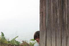 Dítě v Culanu na ostrově Mindanao