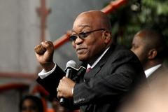 Jacob Zuma zdraví své příznivce