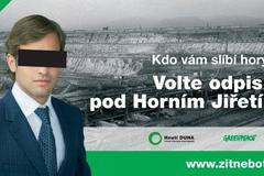 Reklama proti těžbě uhlí