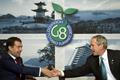 Rusko USA Bush Medveděv