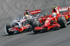 Hamilton, McLaren, Massa, Ferrari