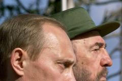 Fidel Castro a Vladimir Putin