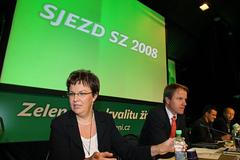 sjezd Strany zelených - kandidáti na předsedu