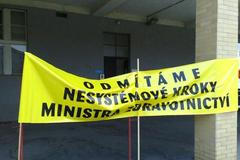 Stávka v Thomayerově nemocnici