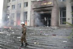 Mongolsko - žhářský útok na sídlo vládní strany